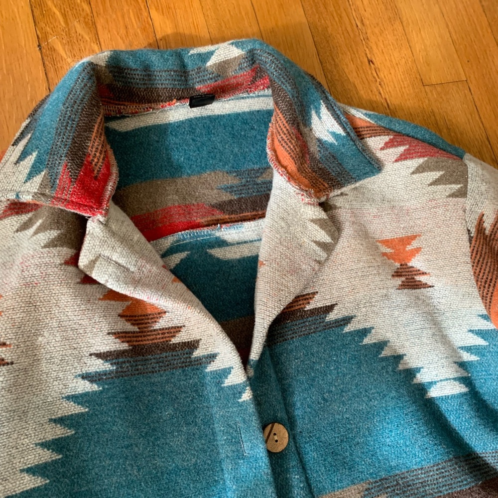 EMERY ROSE Aztec shacket - Picture 3 of 4
